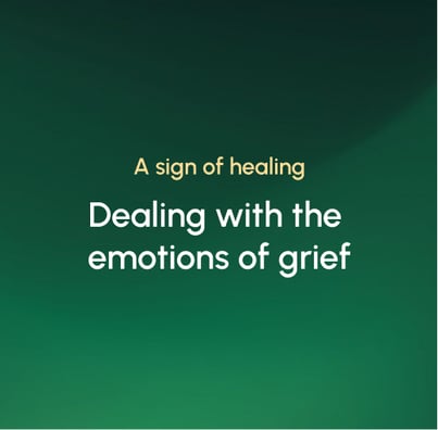 A sign of healing