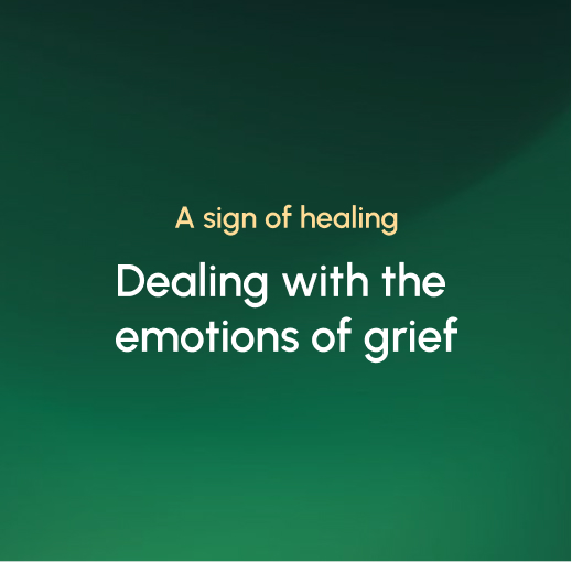 A sign of healing